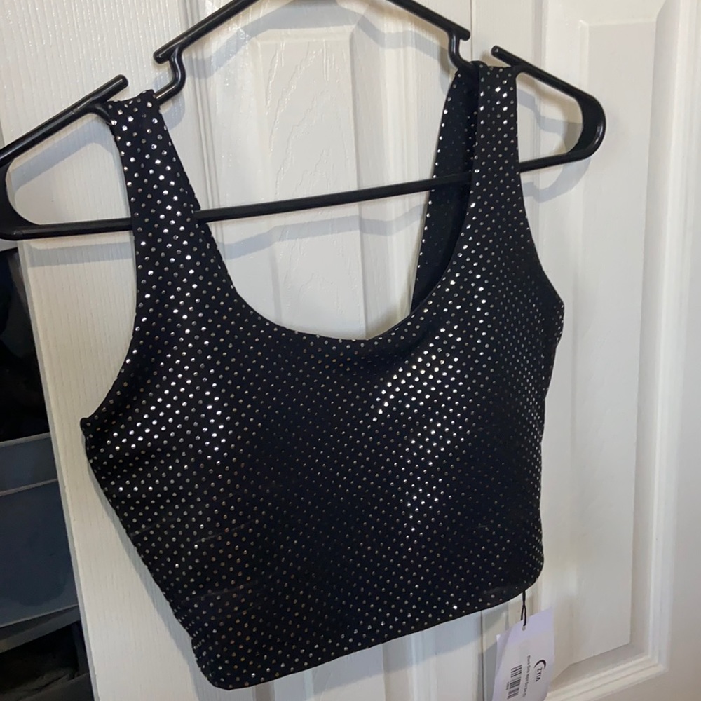 ZYIA- Girls Night Out black bra/top (small) NWT